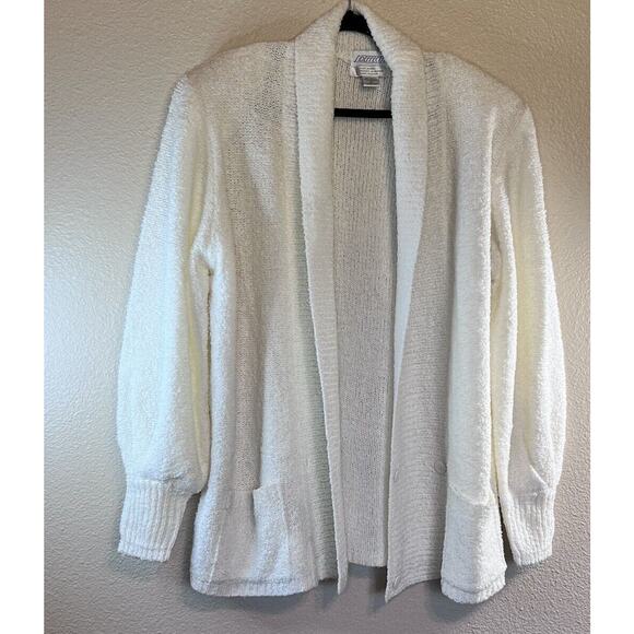 Vintage Side Effects Small Chunky Over-Sized Double Breasted Collared Cardigan - Picture 4 of 7